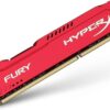 Gaming Desktop Ram 2933 Mhz Heat Sink"hyperx Fury Red 16gb Genuine