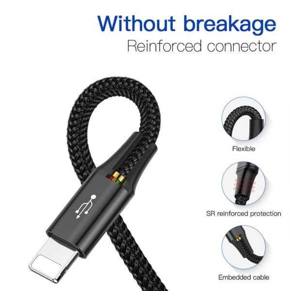 Baseus Cable Fast 4-in-1 For Lightning+type-c(2) +micro 3.5a 1.2m