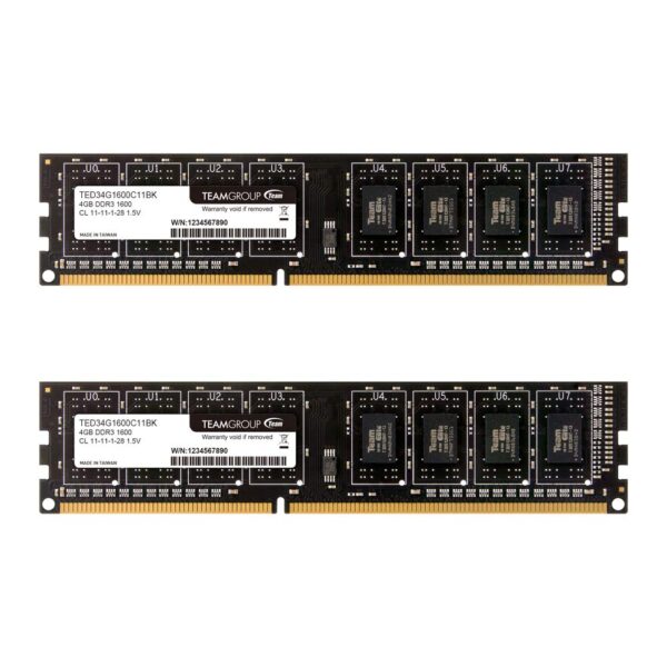 Team Elite+ Ddr3, 4gb Ram 1600mhz 1 Year Warranty