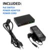 4+2 Poe Switch With 1 Year Warranty
