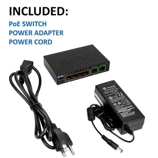 4+2 Poe Switch With 1 Year Warranty