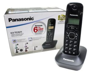 Panasonic Kx-tg1611 Cordless Landline Phone (black)