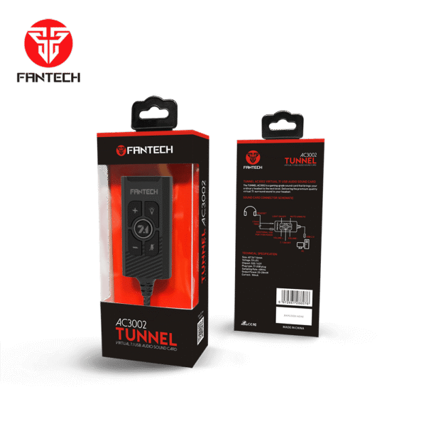 Fantech Ac3002 7.1 Audio Sound Card Volume & Mic Risk Control Control