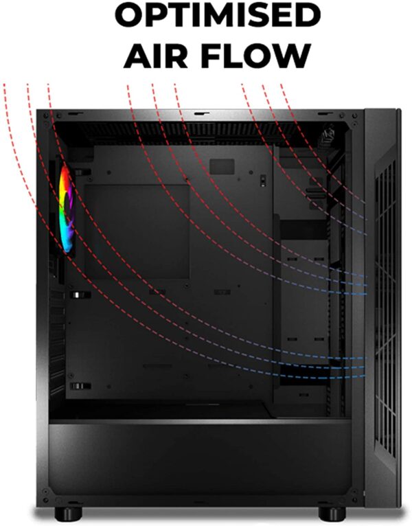 Msi Vampiric 010m Gaming Casing Atx Tower/tempered Glass/650watt Psu