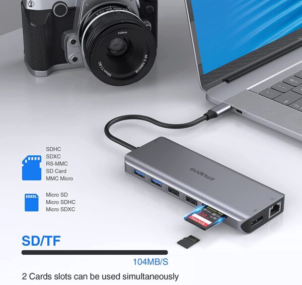 Double Type C To Usb 3.0,hdmi Type C And Card Slot N-3500