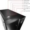 Msi Vampiric 010m Gaming Casing Atx Tower/tempered Glass/650watt Psu