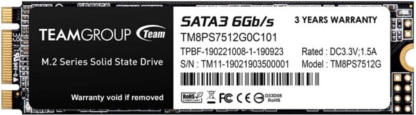 Team 512gb Ms30 M.2 Ssd Drive Internal 1 Year Warranty