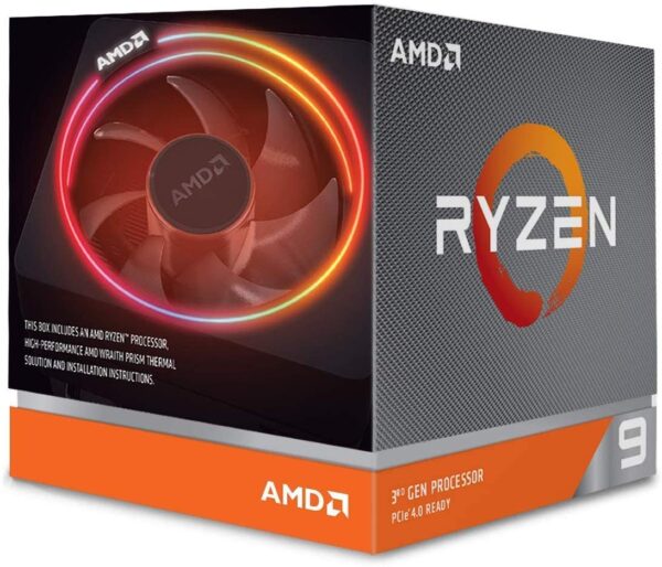 Amd Ryzen 9 3900 Amd Gaming Processor With Cooling Fan 1yr. Warranty