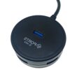 Dtech 4-port Usb 3.0 Hub With 1.2mtr Cable Led Fast Charging /data