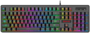 71VsC9ZklmL._AC_SL1500_ Reddragon 7 Color Backlit Gaming Keyboard K 509 Dyaus