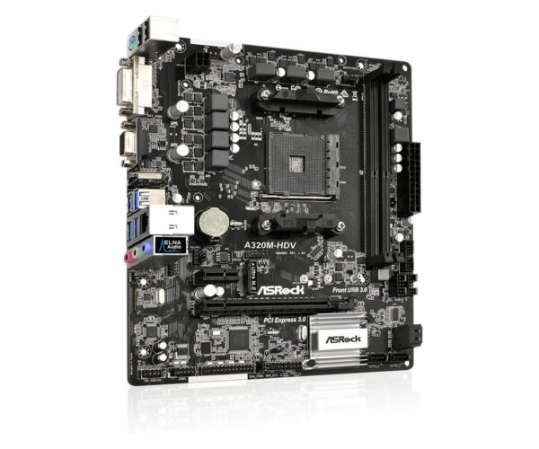 Asrock A320m-hdv R4.0/amd Am4 Socket/ Ram Support :ddr4 3200+(oc)-3yr.