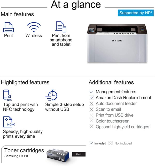 Samsung Sl-2020 Single Laser Printer With 1yr Warranty