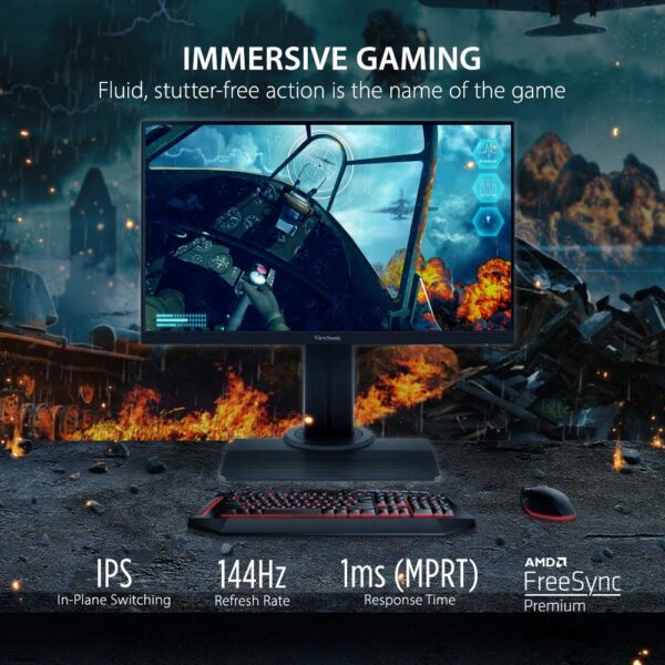 71sEdDspK5L._AC_SL1000_ Viewsonic Xg2705 27" 144hz 1ms 1080p Ips 102%srgb Gaming Monitor