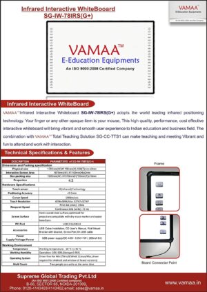 81AjE+4VSdL._SL1500_ Electromagnetic & Infared Intercative White Board Vamaa