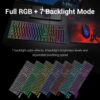 Reddragon 7 Color Backlit Gaming Keyboard K 509 Dyaus