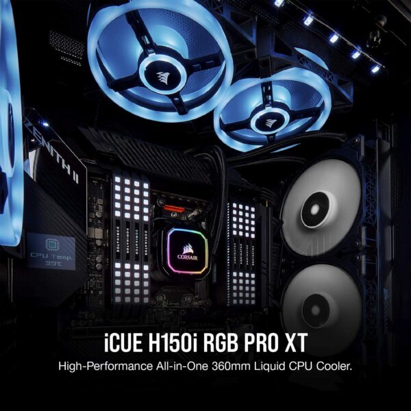 Corsair Hydro Series H150i Pro Rgb 360mm Liquid Cpu Cooler