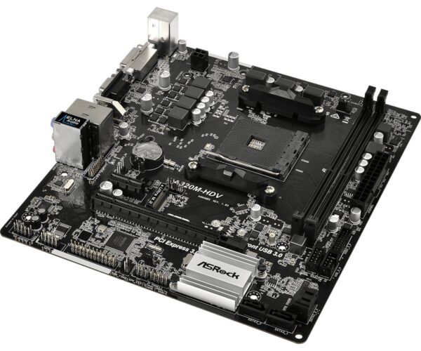 Asrock A320m-hdv R4.0/amd Am4 Socket/ Ram Support :ddr4 3200+(oc)-3yr.
