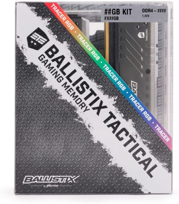 Ballistix Tactical Tracer Rgb -blt8g4d30bet4k -8gb-gaming Ram