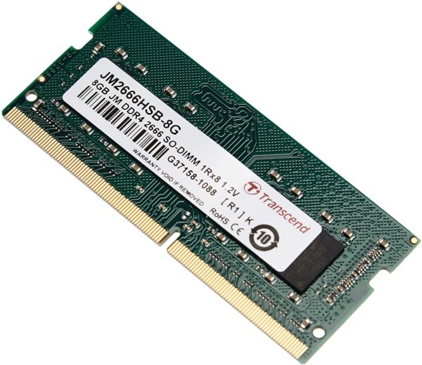 81yVqYLaeDL._AC_SL1500_ Transcend Laptop Ram - New So-dimm, Ddr4 2666 Mhz, 8 Gb