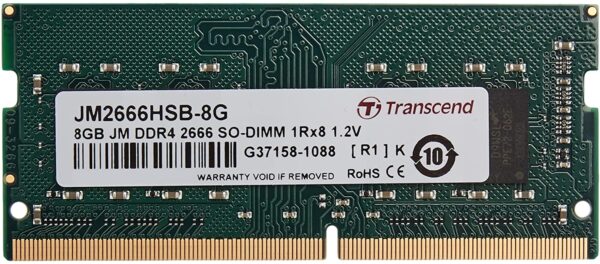 81zZXDp9ijL._AC_SL1500_ Transcend Laptop Ram - New So-dimm, Ddr4 2666 Mhz, 8 Gb