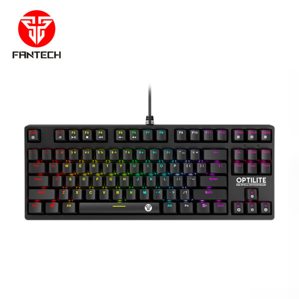 Fantech Mk872 Optilite 87key Black Switch Gaming Keyboard