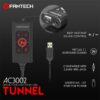 Fantech Ac3002 7.1 Audio Sound Card Volume & Mic Risk Control Control