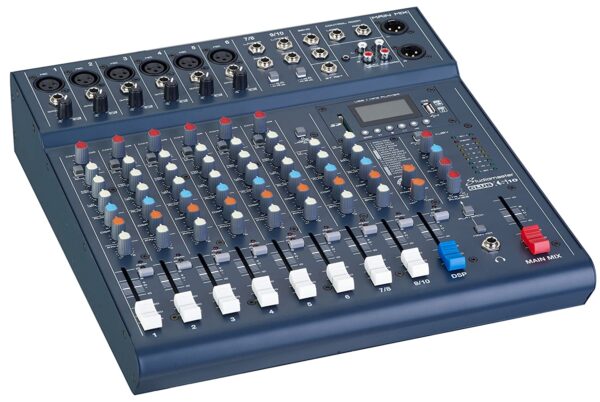 Studiomaster Mixer Club Xs 8, 8 Input, 4 Mike, 2sterio Channels