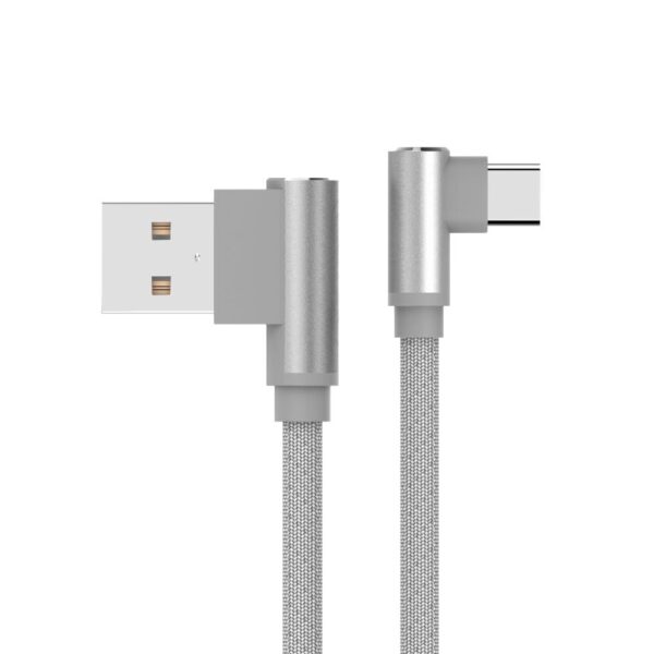 Unitek 1m Aluminum L-shape Usb-a Tye C Model No.c14057gy R