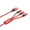 Unitek 3-in-1 Usb Charging Cable (type-c / Micro Usb / Lightning)