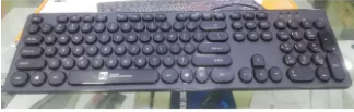 R8 1817a Circular Keycap Wired Keyboard