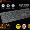 R8 1817a Circular Keycap Wired Keyboard