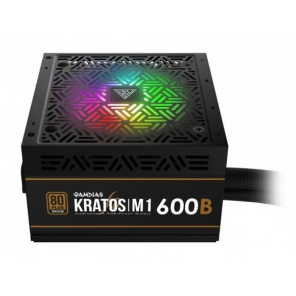 Gamdias Kratos M1 600b Bronze Power Supply With 2 Yrs.warranty