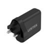 Unitek 60w Usb-c Pd 3-port Wall Charger Uk Type Model: P1103a Black