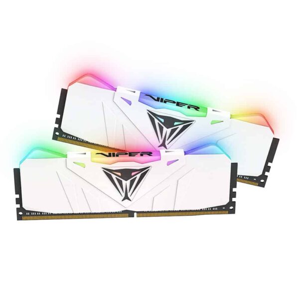 Patriot Viper Ram Rgb 16gb (2x8gb) Ddr4 3200 White With 3yrs.warranty