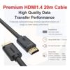 Unitek Hdmi (m) To (m) Premium 1.4 Cable 20m Y-c144m