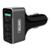 Unitek 42w 3-port Usb Aluminium Smart Car Charger (with Qc3.0)