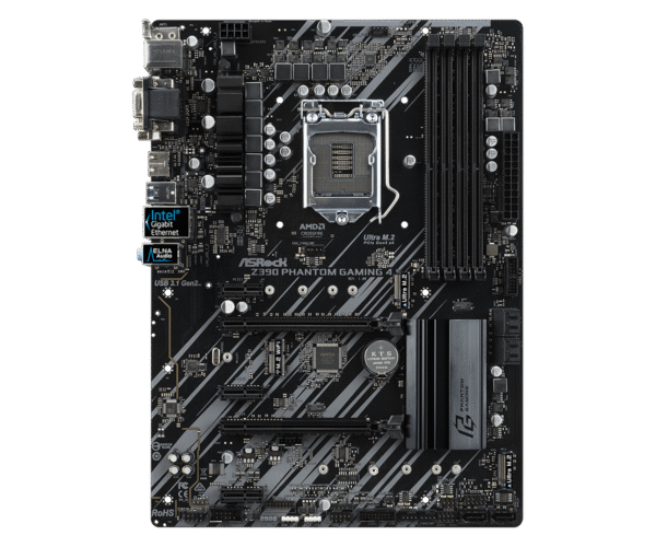 Asrock Z390 Phantom Gaming 4/4kx2k/4300mhz+ Support 3 Years Warranty