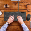 Fantech K3m Ultra Slim Wired Office Keyboard With 87 Keys For Notebook