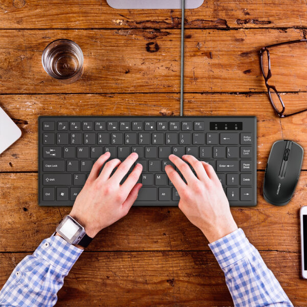 Fantech K3m Ultra Slim Wired Office Keyboard With 87 Keys For Notebook