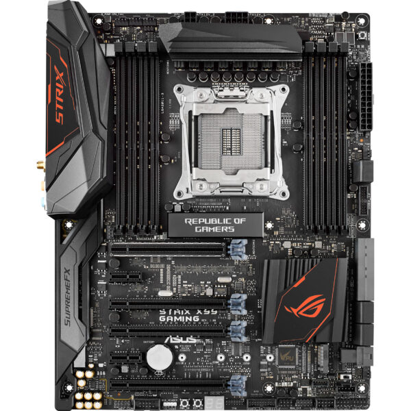 Asus Rog Strix X99 Gaming, 2011-v3 I7 X-series Processor,18 M Wrnty.