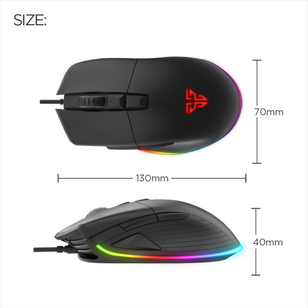 Fantech Ux1 Hero Ultimate Macro Rgb Gaming Mouse With 1 Year Warranty
