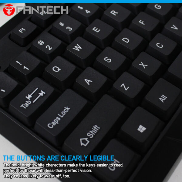 Fantech K210 Multimedia Office Keyboard- 1yr.warranty