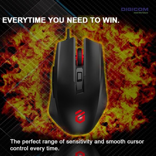 Digicom Dg-g30 Wired 2400dpi Gaming Mouse With 1 Year Warranty