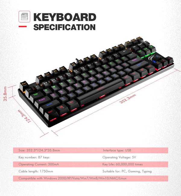 Havit Kb435l Review | Tkl Rgb Gaming Mechanical Keyboard