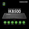 ik85006 Digicom Dg-ik885 Multi-device Medal Body Bluetooth Keyboard
