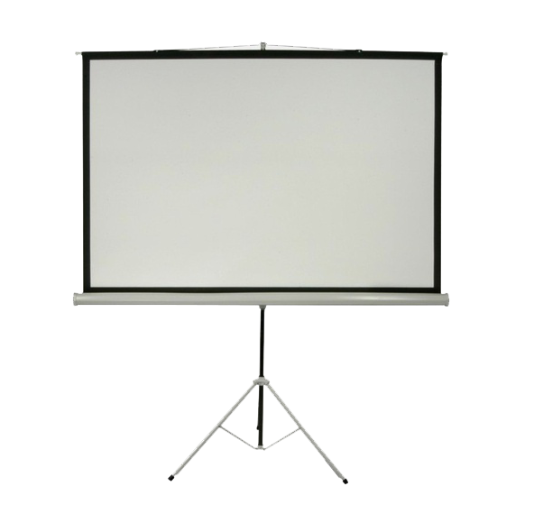 Xlab Xpsts-120 Projector Screen,tripod 120", 4:3 Matte White ,0.38 Mm