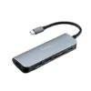 rapoo-xd120-6-port-expansion-dock-usb-c-convert-usb-hub-expansion-tool-hdmi-usb-tfsd-card-apply-to-macbook-switch (1) Rapoo Xd120 6-port Expansion Dock Usb-c To Hdmi Usb Tf/sd Card -silver