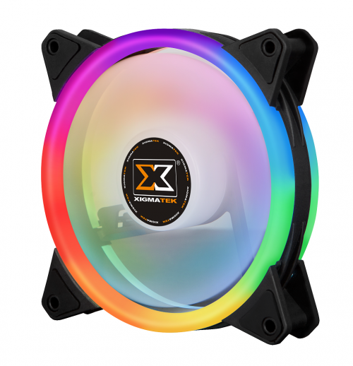 Xigmatek En42104 Galaxy Ii Gaming Cooling Fan With 1 Yr. Warranty