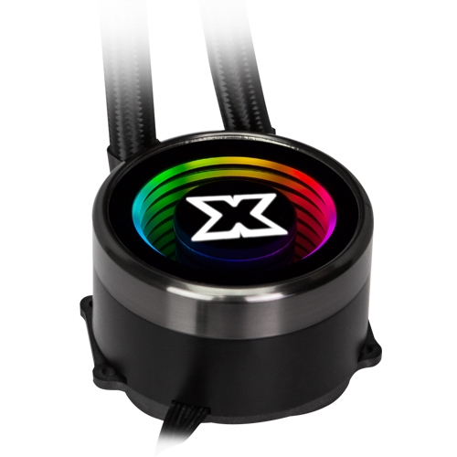 Xigmatech Aurora 240 (aio Liquid Cooler, Aura Illuminated , 2x120mm