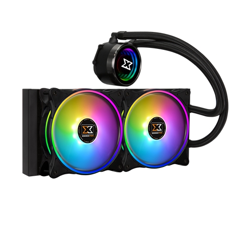 Xigmatech Aurora 240 (aio Liquid Cooler, Aura Illuminated , 2x120mm